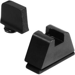 Suppressor Height Sights Set, Suppressor Sights for Precise Targeting, Front and Rear Sights Compatible for Glock 17 17L 19 26 27 33 34 38 39 All Models Except 42 and 43.