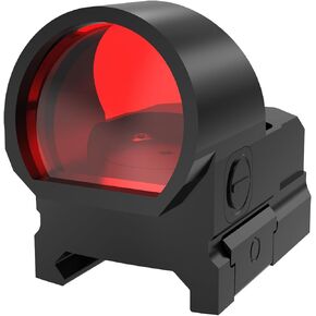 UUQ EagleC28 Shake Awake Red Dot Sight Compatible with RMR/SRO and Picatinny Mount 2moa,1x26mm Round Lens,10 Brightness Micro Reflex Optic for Rifle, Pistol and Shotgun
