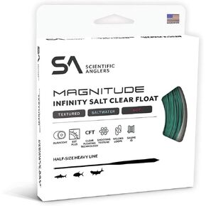 Scientific Anglers Magnitude Textured Infinity Salt 12' Clear Float Tip