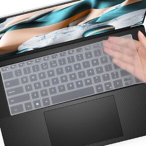Keyboard Cover for 2024 2023 2022 Dell XPS 15 9500 9510 9520 9530 15.6 Inch & XPS 17 9720 9700 9710 9730 17 Inch & DELL Precision 5770 5570 5760 5560 15.6" 17.3" US Layout (NOT FIT XPS 13 14 16 inch)