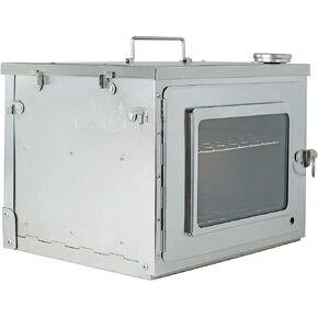 Winnerwell Fastfold Oven | Portable Camp Oven for Wood Burning Stoves and Camp Stoves | Food Grade Stainless Steel | Folds Flat for Compact Storage
