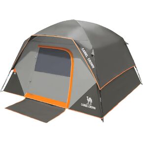CAMEL CROWN Tents for Camping 4/6 Person Tent Waterproof Easy Setup Backpacking Tents