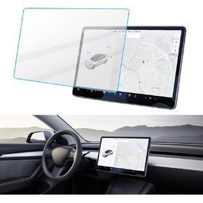BJSIA HD Tempered Glass Compatible with Tesla 3/Y 15" Center Control Touch Car Navigation Screen Protector Car Accessories