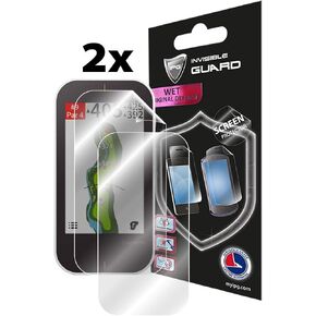 IPG Compatible with Garmin Approach G80 Premium Golf GPS Touch Screen (2X) Invisible Film Screen Protector Guard Cover Free Lifetime Replacement Bubble -Free