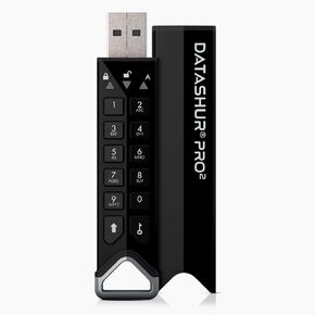 iStorage datAshur PRO2 128 GB | Secure Flash Drive | FIPS 140-2 Level 3 Certified | Password protected | Dust/Water-Resistant