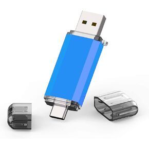 TOPESEL 64GB USB C Flash Drive Dual USB 3.0 Flash Drive USB A & Type C Thumb Drive UDP-Tech Waterproof Type C Flash Drive Portable USB C OTG Flash Drive for Computer Mac Smartphone Tablet