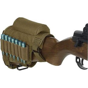 Cheek Riser Rifle Stock Cover Cartridge Holder Bullet Bag Cheek Rest Pouch Shotgun Shell Holder