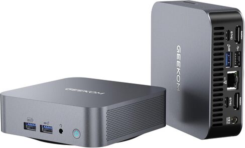 GEEKOM Mini PC GT12 Pro - 12th Gen Intel i7-12650H NUC12 Mini Computers(10 C/16T Up to 4.7GHz) 32GB DDR4/1TB PCIe Gen 4 SSD Windows 11 Pro Support Wi-Fi 6E/Bluetooth 5.2/USB 4.0/2.5G LAN/8K in Saudi Arabia