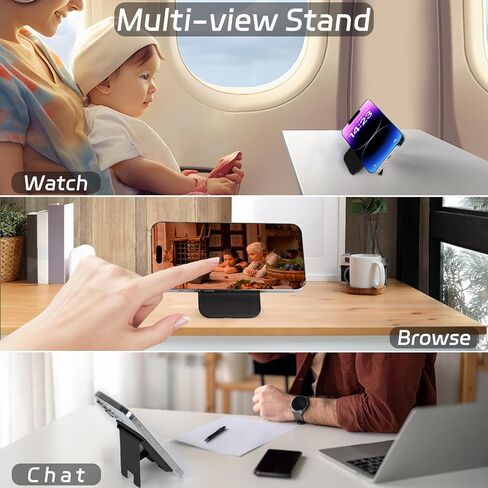 حامل محفظة البطاقة المغناطيسية مع MagSafe، لمحفظة MagSafe، حامل البطاقة المغناطيسية لسلسلة iPhone 16/15/14/13/12، محفظة جلدية بسيطة in Saudi Arabia