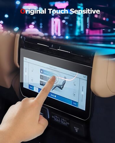 2 Pack Screen Protector For Jeep Wagoneer 2022-2024,AC Panel Screen Protective Film Compatible With Grand Wagoneer 2024 2023 Air Conditioner Accessories in Kuwait