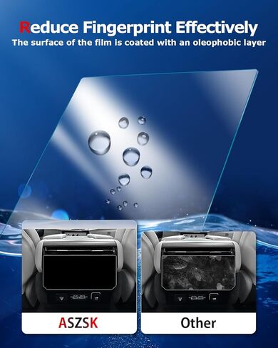 2 Pack Screen Protector For Jeep Wagoneer 2022-2024,AC Panel Screen Protective Film Compatible With Grand Wagoneer 2024 2023 Air Conditioner Accessories in Kuwait