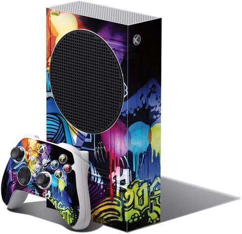 MightySkins Skin Compatible with Xbox Series S Bundle - Midnight Mischief | Protective, Durable, and Unique Vinyl Decal wrap Cover | Easy to Apply and Change Styles | Made in The USA in Saudi Arabia