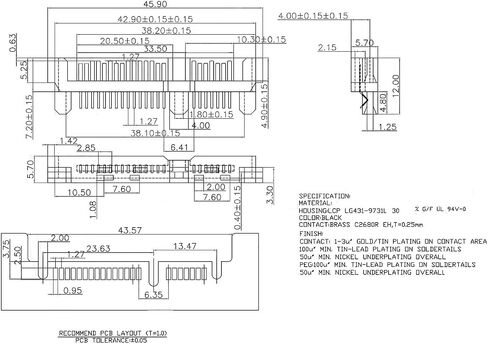SATA 22pin Male Socket Solder Repair Replacement Connector for HDD/SSD Laptop (SATA Type 2) in Saudi Arabia