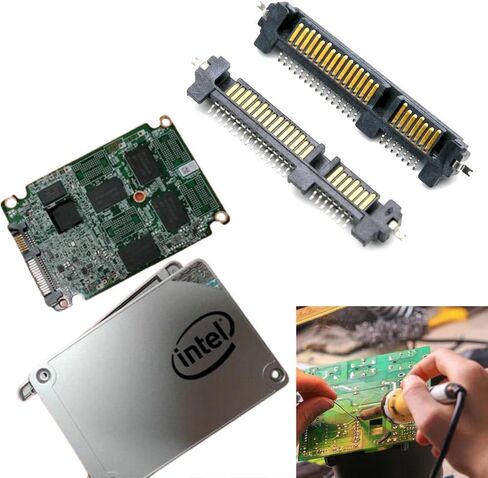 SATA 22pin Male Socket Solder Repair Replacement Connector for HDD/SSD Laptop (SATA Type 2) in Saudi Arabia