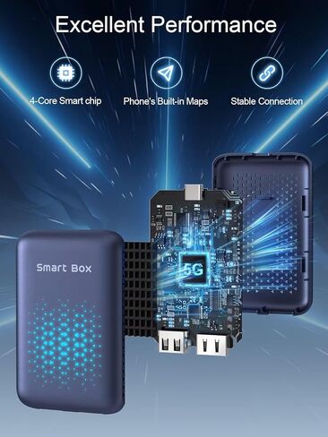 محول Carplay اللاسلكي وAndroid Auto، Carplay AI Box 2.0 مع YouTube/Netflix/Tiktok، أجهزة بث HDMI Carplay Dongle لسيارات CarPlay السلكية OEM in Kuwait