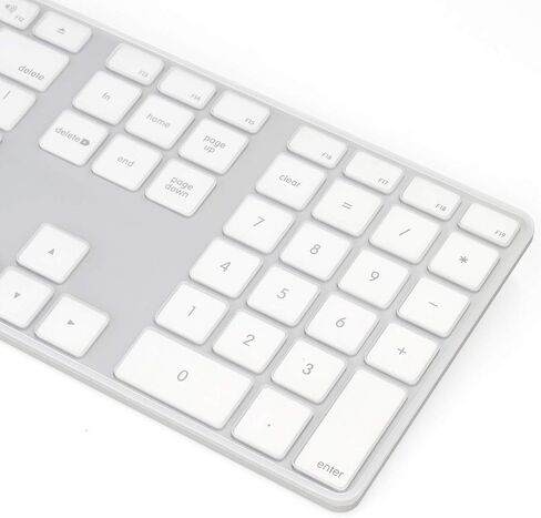 غطاء لوحة المفاتيح ProElife للوحة مفاتيح Apple السلكية USB مع لوحة مفاتيح رقمية (A1243، موديل MB110LL/B، غير مناسب للوحة المفاتيح السحرية) واقي سيليكون رفيع للغاية بالحجم الكامل (المنتج مطوي في العبوة) in Kuwait