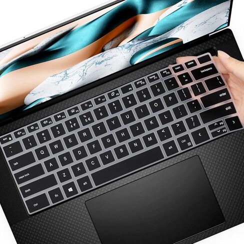 Keyboard Cover for 2024 2023 2022 Dell XPS 15 9500 9510 9520 9530 15.6 Inch & XPS 17 9720 9700 9710 9730 17 Inch & DELL Precision 5770 5570 5760 5560 15.6" 17.3" US Layout (NOT FIT XPS 13 14 16 inch) in Saudi Arabia
