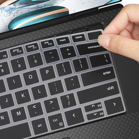 Keyboard Cover for 2024 2023 2022 Dell XPS 15 9500 9510 9520 9530 15.6 Inch & XPS 17 9720 9700 9710 9730 17 Inch & DELL Precision 5770 5570 5760 5560 15.6" 17.3" US Layout (NOT FIT XPS 13 14 16 inch) in Saudi Arabia