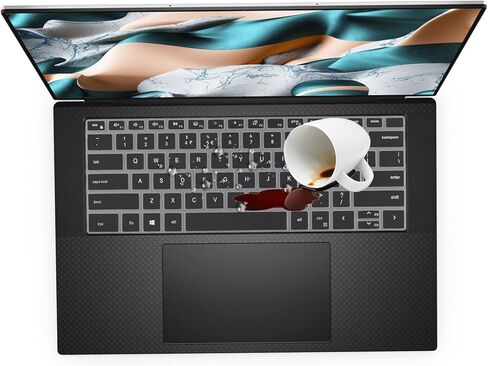 Keyboard Cover for 2024 2023 2022 Dell XPS 15 9500 9510 9520 9530 15.6 Inch & XPS 17 9720 9700 9710 9730 17 Inch & DELL Precision 5770 5570 5760 5560 15.6" 17.3" US Layout (NOT FIT XPS 13 14 16 inch) in Saudi Arabia
