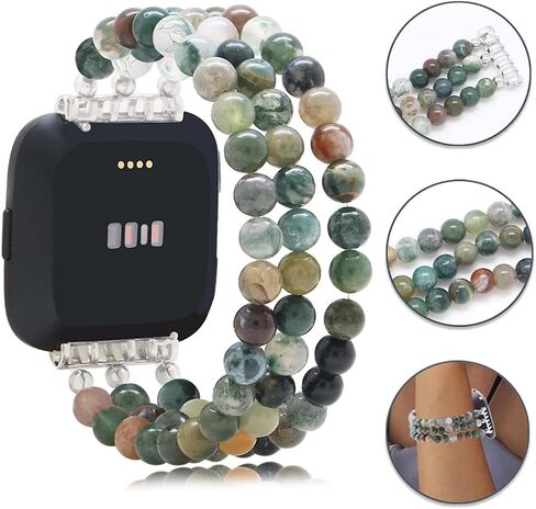 سوار معصم عصري من C&L متوافق مع نطاقات Fitbit Versa 2 وأحزمة Versa Bands/Versa Lite Bands in Kuwait