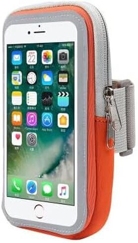 Running Armband Cell Phone Case Holder Sport Arm Band Bag Pouch for iPhone 14 15 Plus 13 12 11 Pro Max Samsung Galaxy S24 S23 S22 S21 S20 Plus A54 Google Pixel 8 7 7a 6 6a Motorola Edge 2022 (Black) in Kuwait