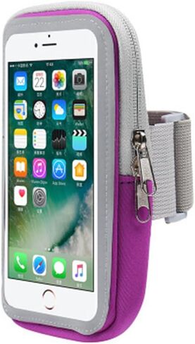 Running Armband Cell Phone Case Holder Sport Arm Band Bag Pouch for iPhone 14 15 Plus 13 12 11 Pro Max Samsung Galaxy S24 S23 S22 S21 S20 Plus A54 Google Pixel 8 7 7a 6 6a Motorola Edge 2022 (Black) in Kuwait
