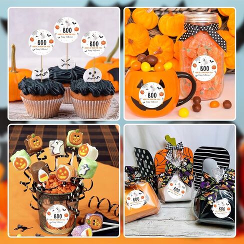 joycraft 60Pcs Fall Gift Stickers, 2 inch Thankful for You Gift Stickers, Fall Leaves Labels, Gift Tags Stickers for Holiday, Party, DIY Craft, Thanksgiving, Gift Wrapping in Saudi Arabia