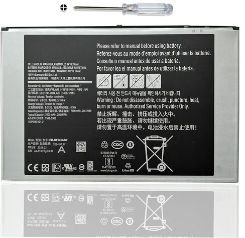 بطارية الكمبيوتر اللوحي EB-BT545ABY لجهاز Samsung Galaxy Tab Pro Active pro SM-T545 SM-T540 SM-T547 Tab Active Pro Tab Active Pro 10.1 AAaM527ks/2-B (3.8V 7400mAh/28.12Wh) in Saudi Arabia