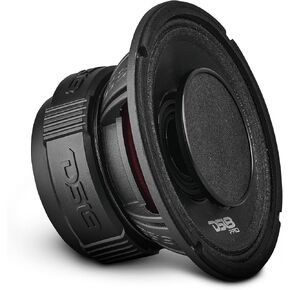 DS18 PRO-HY6.4B 6.5" Hybrid Mid-Range Car Audio Loudspeaker with 1" VC Built-in Compression Driver Horn and Water Resistant Cone 450W Max 225W RMS 4 Ohms (1 Speaker)