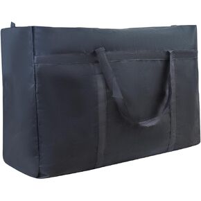 2PCS Scent Control Hunting Bag, Scent Safe Bag Scent Free Large Travel Bag Hunting Tote Bag Black Scent Proof Bag Smell Proof Oxford Cloth Scent Blocker Bag for Hunting Clothes Hunting Accessories