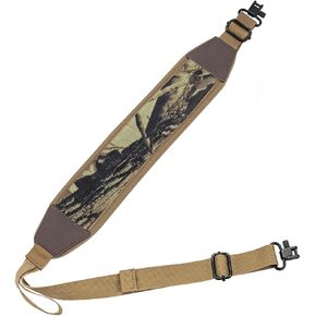 EZshoot Two Point Sling with Removable Swivels Rifle Sling with Comfortable Neoprene Padded Gun Sling Strap for Outdoors