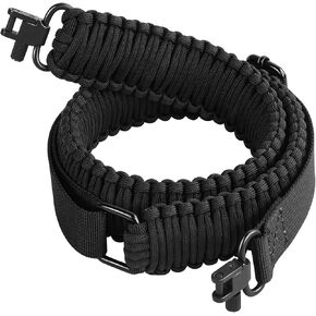 Two-Point Sling with Swivels, Paracord Sling Adjustable Length Strap for Hunting Outdoor