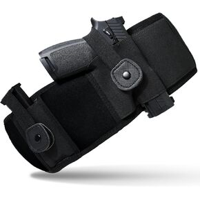 Belly Band Holster for Men & Women, Conceal Gun Holster Fits Glock 19 & Most Pistols, Breathable Gun Holster for Conceal Carry & Adjustable Holsters for Accessories