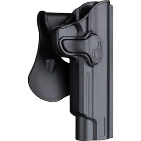 1911 Full Size Holster 5 inch, OWB Holsters for Colt 1911 / Elite Force 1911 / Kimber 1911 / Rock Island Armory 1911 / Springfield 1911 - Index Finger Released | Adjustable Cant | Autolock -Right Hand