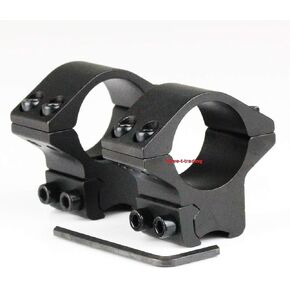 360 Tactical 2 Piece 1 Inch Medium and Low Profile Rifle Scope Rings fits 11mm Dovetail Rail Optic Rings