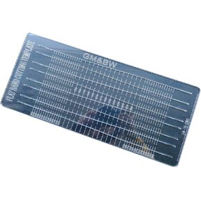 GM&BW Slingshot Flat Bands-Normal & Anti-Cold Version, Thickness 0.4-0.8mm, Band Cutting Ruler for Any Taper, Choice of Professional Players for Hunting or Competition or Fishing