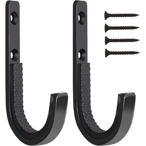 Gun Rack Storage Rifles Shotgun Hooks Wall Mount Hangers for Any Rifles Shotguns Archery Bow with Soft Padding and Heavy Duty Steel…