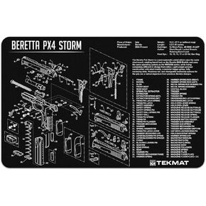 TekMat Beretta PX 4 Storm Gun Cleaning Mat, Black, TEK-R17-BER-PX4, One Size