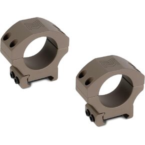 Monstrum Precision Picatinny Scope Rings | 1 inch Diameter | Flat Dark Earth