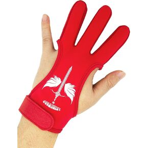 ANIMSWORD Archery Shooting Gloves - Three-Finger Protective Gloves for Men & Women