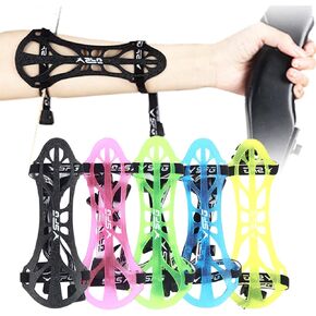 SPG Archery Arm Guard Protector - Adjustable Professional Bow Arm Guards Forearm Protector Armguard for Adults Youth Men Women Competition Shooting Hunting Practice