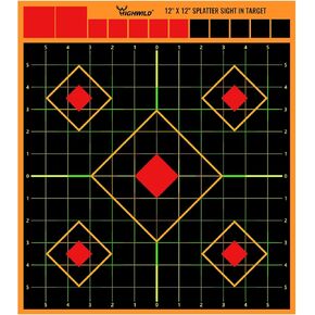 Highwild Stick Splatter Adhesive Sight in Shooting Targets - Splash Effect of Multiple Colors - 12x12 Inch