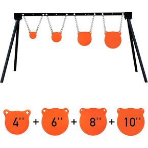 Highwild Steel Target Stand AR500 Shooting Target System Complete Kit Combination (4)