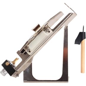 SPG Adjustable Arrow Fletching Jig - Straight Metal Fletching Tool with Arrow Fletching Removal Tool, 3, 4 or 6 Real Feather and Plastic Vanes Universal Arrow Fletcher