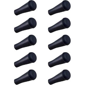 LuFOX Soft Rubber Arrowheads Archery Hunting Game Practice Safety Arrow Tips (Black Color)
