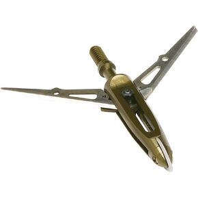 NEW ARCHERY PRODUCTS Killzone Maxx 2 Blade Rear-Deploying 100 Grain Cut-On-Contact Tip Mechanical Broadheads with 2 3/8" Cutting Diameter & Spring-Clip Design - 3 Pack