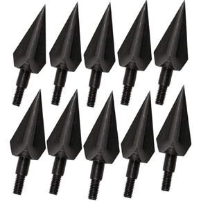 Traditional Broadheads, 100/125/150Grains 12PK Traditional Hunting Points Screw-in Hunting Arrowheads Solid Metal Arrow Tips for Hunting and Target