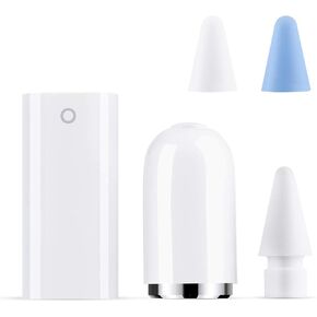 Magnetic Replacement Cap Adapter and Tips Replacement Compatible with Apple Pencil 1st (3 Pack)