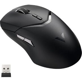 Rapoo VT9PRO 4K Wireless Gaming Mouse, PAW 3398 Sensor, 26000 DPI, 4KHz Polling Rate, 0.25ms Response Time, Lightweight, 10 Programmable Buttons, 180h Battery Life, On-Board Memory, PC - Black