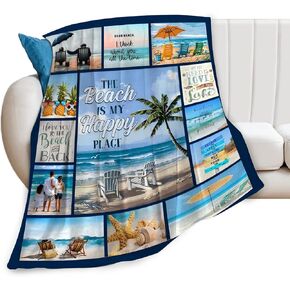 Beach Blanket Waterproof Beach Blanket Portable Camping Blankets for Travel Camping Hiking 40"x50"